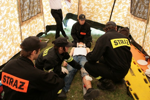 Powiatowe zawody MDP i rat.med. 2010